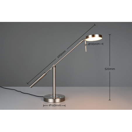Lampa stołowa MONZA 523310907 Trio