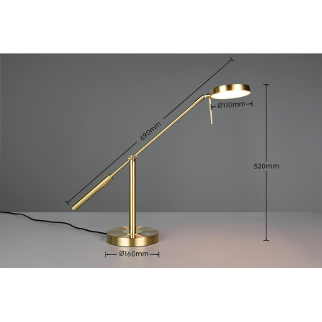 Lampa stołowa MONZA 523310908 Trio
