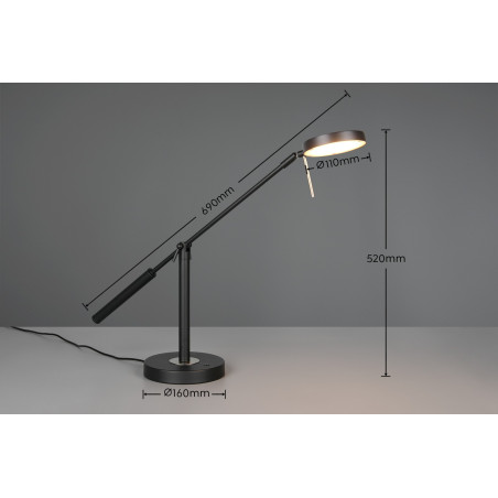Lampa stołowa MONZA 523310932 Trio