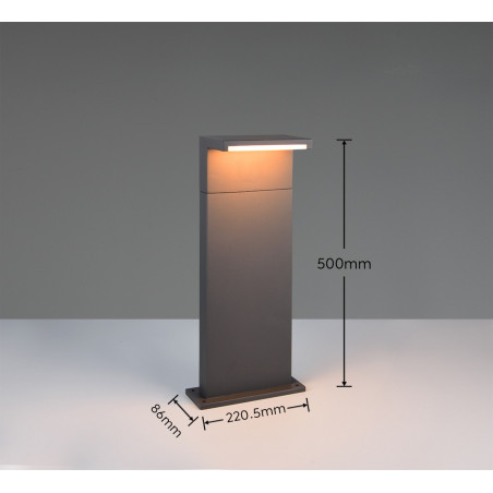 Lampa zewnętrzna stojąca RAVI 538660142 Trio