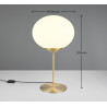Lampa stołowa FOMENTO 563100108 Trio