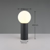 Lampa zewnętrzna stojąca MURES 569860142 Trio