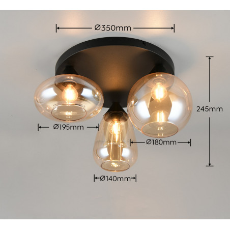 Lampa sufitowa LUMINA 617030313 Trio