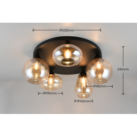 Lampa sufitowa LUMINA 617030513 Trio