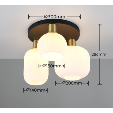 Lampa sufitowa DIVA 619800308 Trio