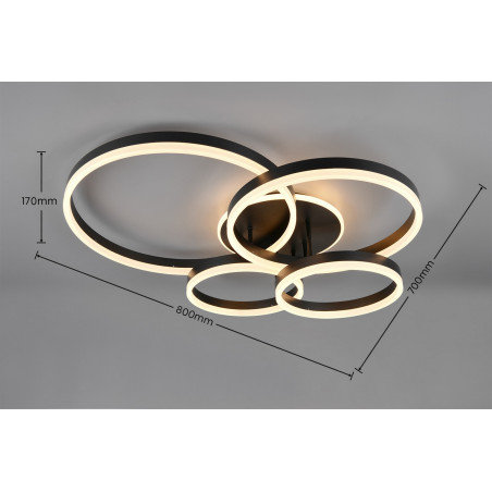 Lampa sufitowa DRAKE 632210432 Trio