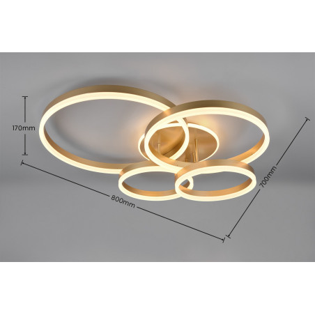 Lampa sufitowa DRAKE 632210479 Trio