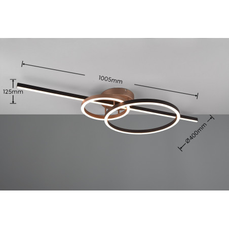 Lampa sufitowa MONTILLA 643010302 Trio