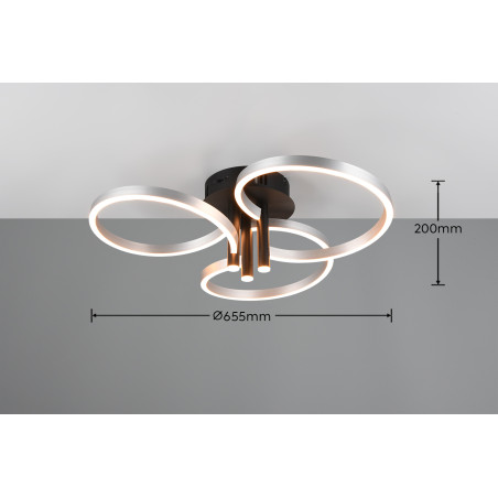 Lampa sufitowa CARUSO 648110605 Trio