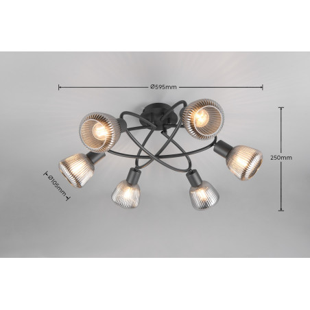 Lampa sufitowa, reflektorek TARIFA 662800632 Trio