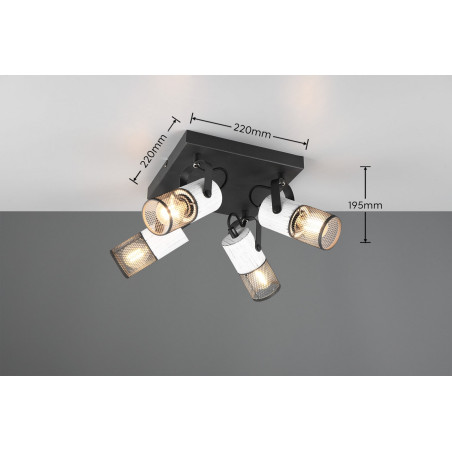 Lampa sufitowa, reflektorek TOSH 804300434 Trio