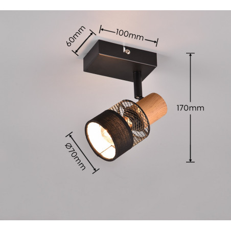 Lampa ścienna, reflektorek NANDINI 811700132 Trio