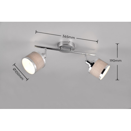 Lampa sufitowa, reflektorek AROSA 812100206 Trio
