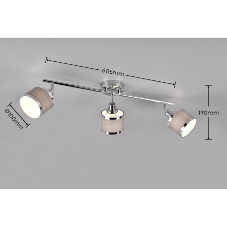 Lampa sufitowa, reflektorek AROSA 812100306 Trio