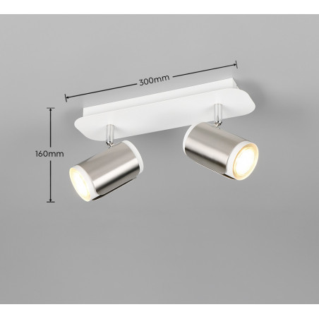 Lampa ścienna, reflektorek GILLAN 814500207 Trio