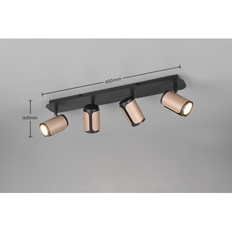 Lampa sufitowa, reflektorek GILLAN 814500465 Trio