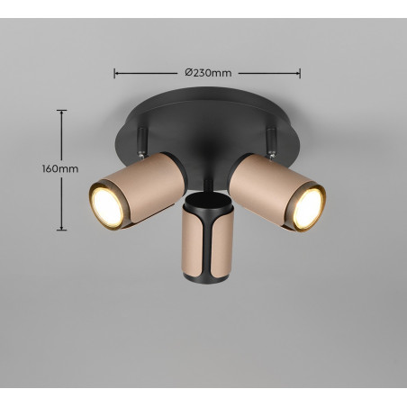 Lampa sufitowa, reflektorek GILLAN 814530365 Trio