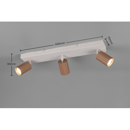 Lampa sufitowa, reflektorek SOKA 867700365 Trio