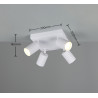 Lampa sufitowa, reflektorek SOKA 867730431 Trio