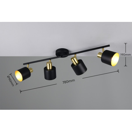 Lampa sufitowa, reflektorek EVA 868800480 Trio