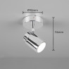 Lampa ścienna ANGELO 880400106 Trio