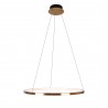 MAXLIGHT P0493 LAMPA WISZĄCA QUEEN  Ø 50 cm ZŁOTO SZCZOTKOWANE