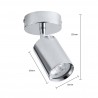 Belize 1 spot chrom IP44 Light prestige LP-734/1W CH