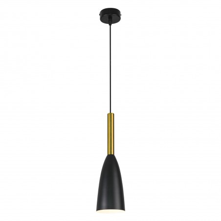 Solin lampa wisząca czarno/złota LP-181/1P BK/GD Light prestige