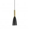 Solin lampa wisząca czarno/złota LP-181/1P BK/GD Light prestige