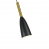 Solin lampa wisząca czarno/złota LP-181/1P BK/GD Light prestige