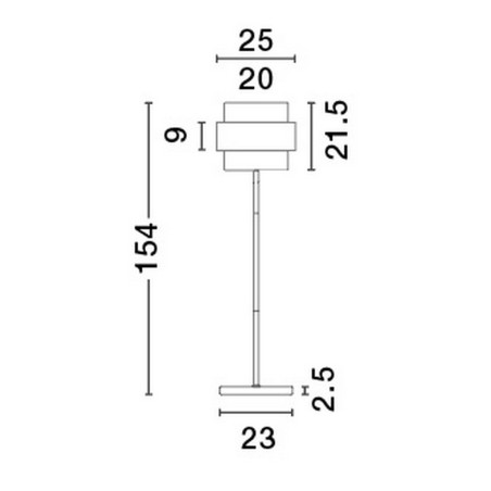 Lampa podłogowa VIEJA LE42627 Luces Exclusivas