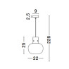 Lampa wisząca PADRE LE42629 Luces Exclusivas