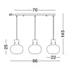 Lampa wisząca PADRE LE42630 Luces Exclusivas
