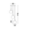 Lampa wisząca PADRE LE42631 Luces Exclusivas