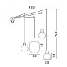 Lampa wisząca PADRE LE42632 Luces Exclusivas