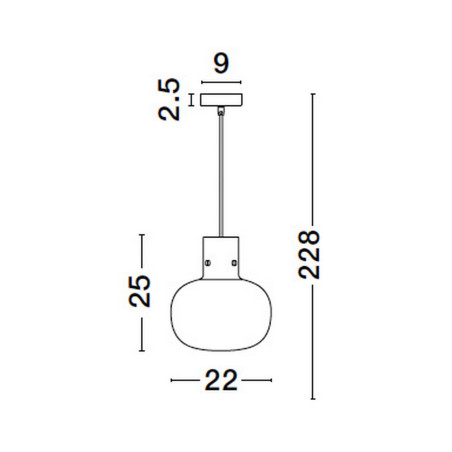 Lampa wisząca PADRE LE42633 Luces Exclusivas