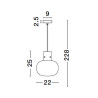 Lampa wisząca PADRE LE42633 Luces Exclusivas