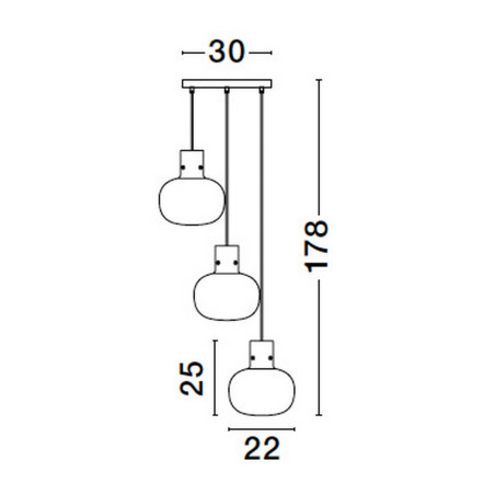 Lampa wisząca PADRE LE42634 Luces Exclusivas