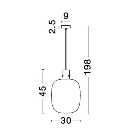 Lampa wisząca PADRE LE42636 Luces Exclusivas