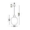 Lampa wisząca PADRE LE42636 Luces Exclusivas