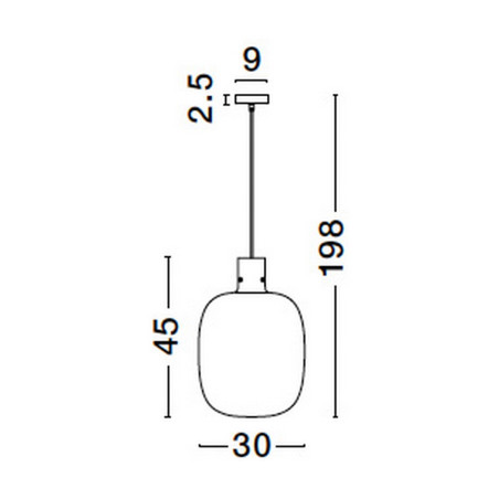 Lampa wisząca PADRE LE42637 Luces Exclusivas
