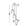 Lampa wisząca BONAO LE42640 Luces Exclusivas