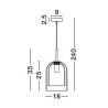Lampa wisząca BONAO LE42642 Luces Exclusivas