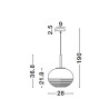 Lampa wisząca HAINA LE42645 Luces Exclusivas