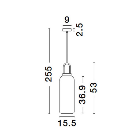 Lampa wisząca BANES LE42652 Luces Exclusivas