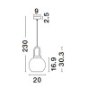 Lampa wisząca BANES LE42653 Luces Exclusivas