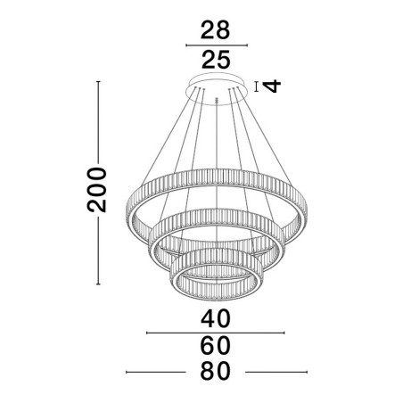Lampa wisząca BAUTA LE42671 Luces Exclusivas