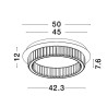 Lampa sufitowa BAUTA LE42678 Luces Exclusivas