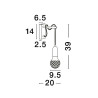 Lampa ścienna BANI LE42708 Luces Exclusivas