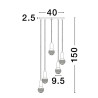 Lampa wisząca BANI LE42711 Luces Exclusivas